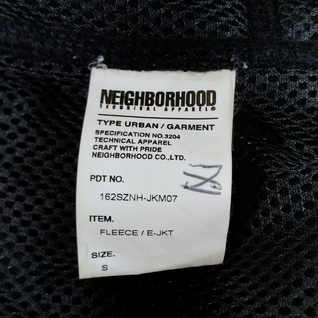 NEIGHBORHOOD(ネイバーフッド)のNEIGHBORHOOD ネイバーフッド 16AW FLEECE / E-JKT フリース ジャケット ブラック サイズS 正規品 / 34032 メンズのジャケット/アウター(その他)の商品写真