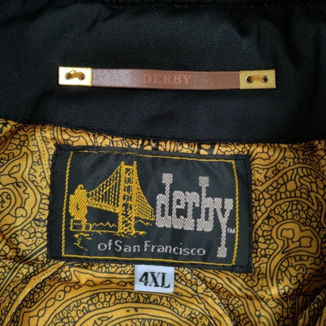 derby of San Francisco ダービーオブサンフランシスコ 300 VEST ベスト 黒/ゴールド サイズXXXXL 正規品 / 34033 メンズのジャケット/アウター(その他)の商品写真