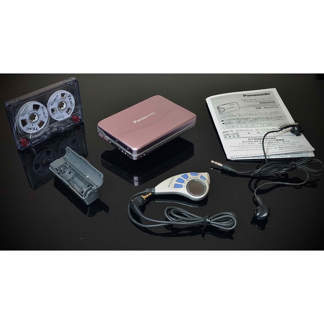 Panasonic - カセットプレーヤーPanasonic RQ-SX72 紫「整備済み Panasonic - カセットプレーヤーPanasonic RQ-SX72 紫「整備済み