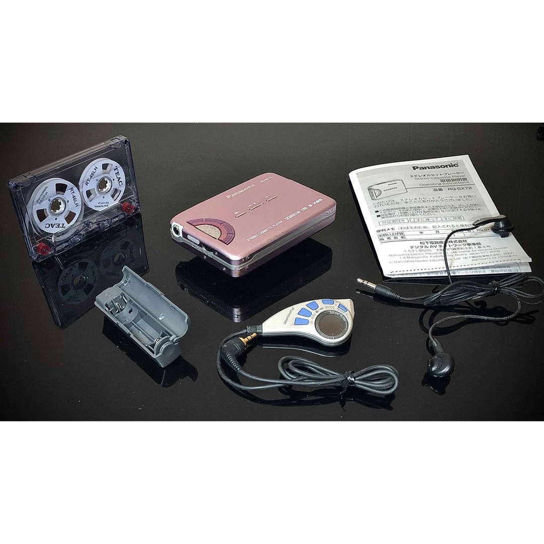 Panasonic - カセットプレーヤーPanasonic RQ-SX72 紫「整備済み Panasonic - カセットプレーヤーPanasonic RQ-SX72 紫「整備済み