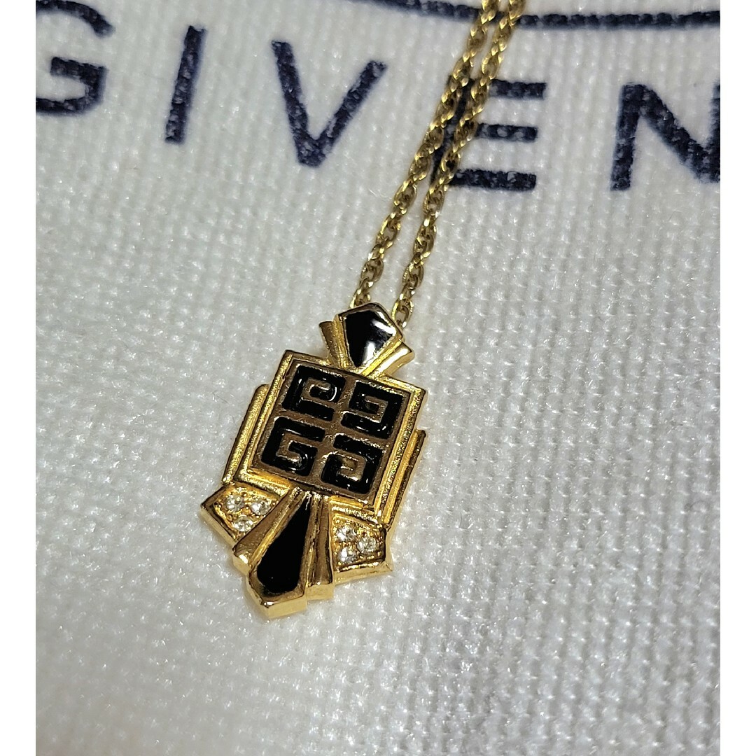 GIVENCHY(ジバンシィ)の◆GIVENCHY ジバンシィ◆4Gロゴ&ストーン ネックレス ゴールドカラー レディースのアクセサリー(ネックレス)の商品写真