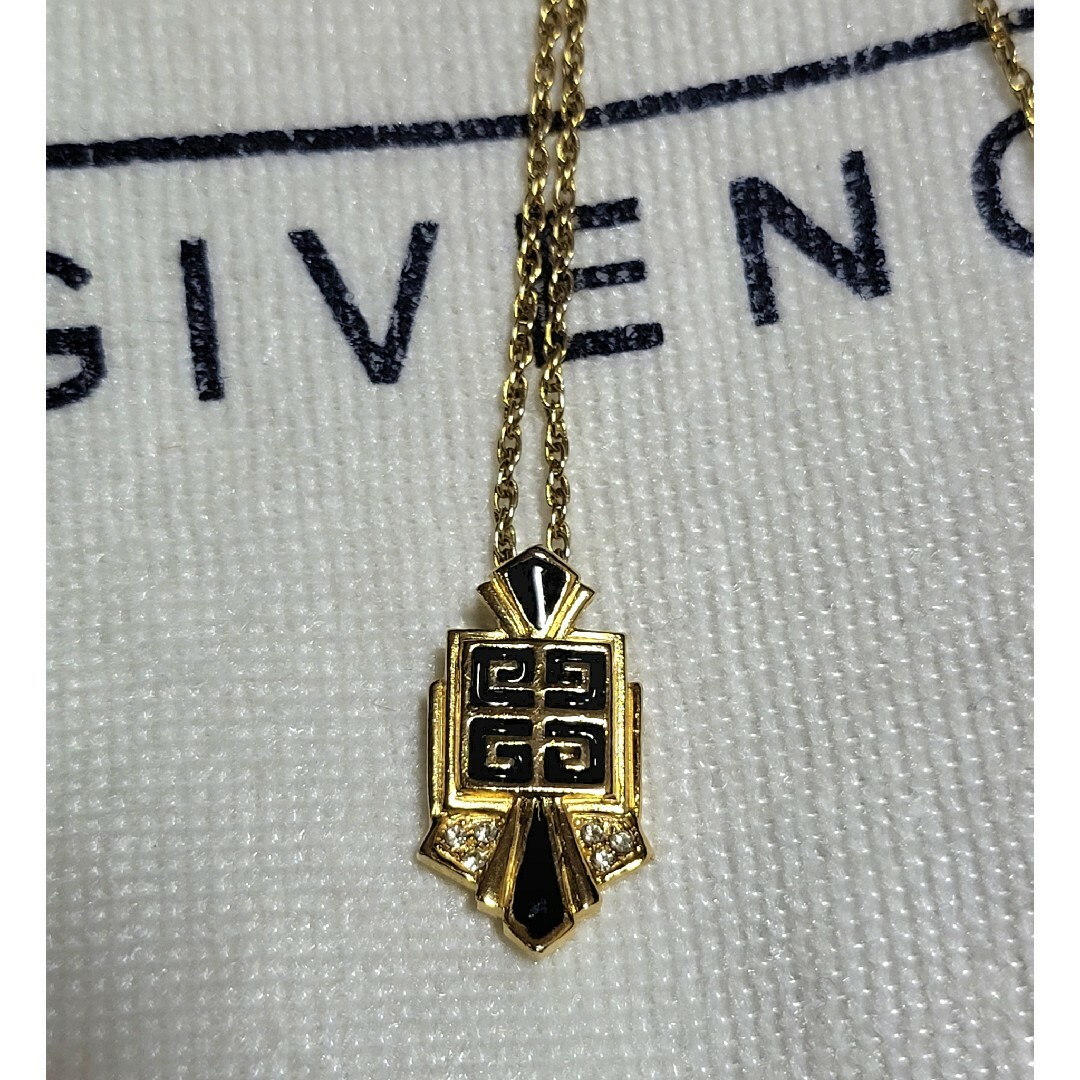 GIVENCHY(ジバンシィ)の◆GIVENCHY ジバンシィ◆4Gロゴ&ストーン ネックレス ゴールドカラー レディースのアクセサリー(ネックレス)の商品写真