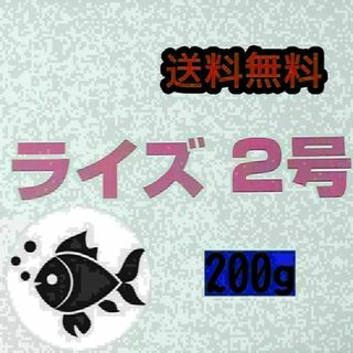 ライズ2号 200g 日清丸紅飼料 改良めだか グッピー 小型熱帯魚