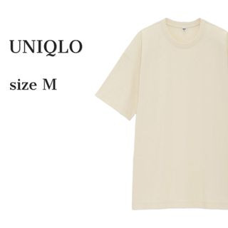 ユニクロ(UNIQLO)の《UNIQLO》 美品 コットンリラックススリットチュニック M(Tシャツ(半袖/袖なし))