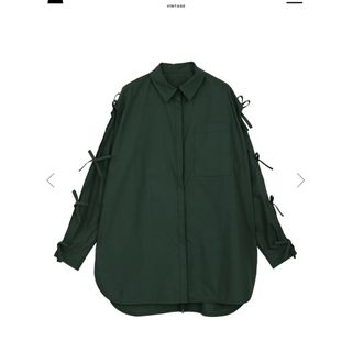 アメリヴィンテージ(Ameri VINTAGE)の5/3 限定値下げ　2WAY RIBBON SLEEVE SHIRT(シャツ/ブラウス(長袖/七分))