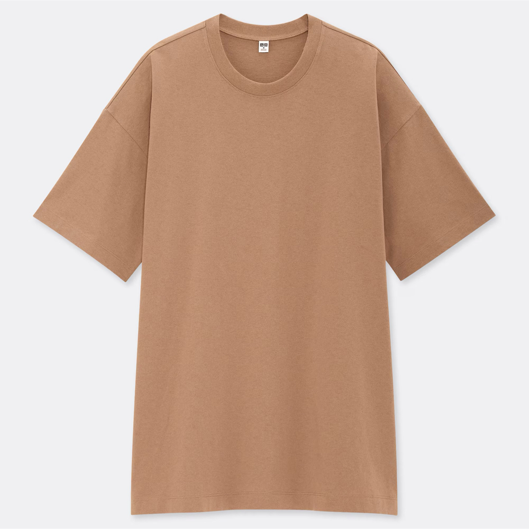 UNIQLO(ユニクロ)の《 UNIQLO》コットンリラックススリットチュニ ックL レディースのトップス(Tシャツ(半袖/袖なし))の商品写真