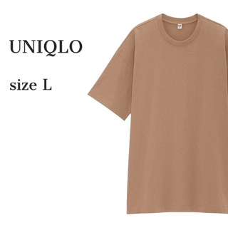 ユニクロ(UNIQLO)の《 UNIQLO》コットンリラックススリットチュニ ックL(Tシャツ(半袖/袖なし))