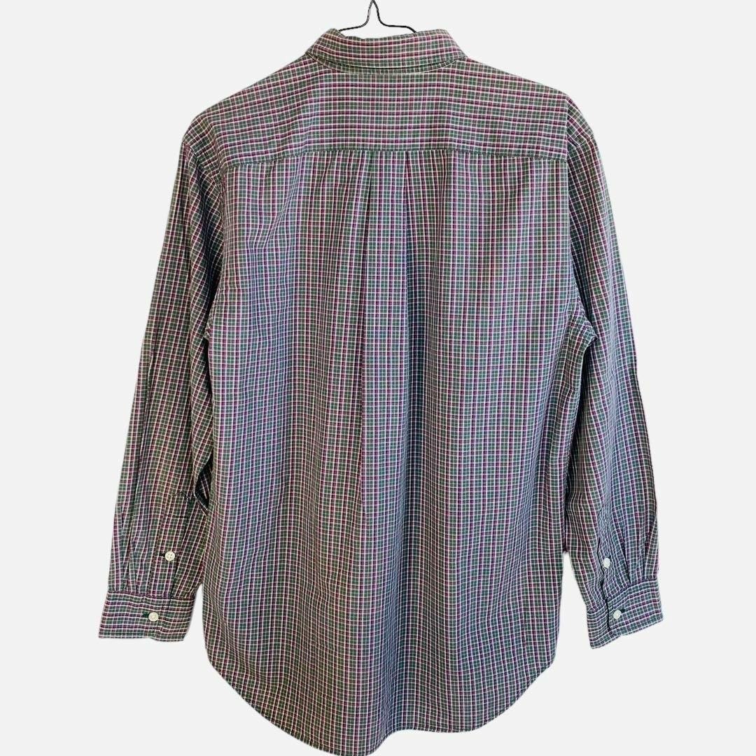 Ralph Lauren(ラルフローレン)のラルフローレン ボタンダウンシャツ グリーンチェック ボーイズ XL メンズのトップス(シャツ)の商品写真