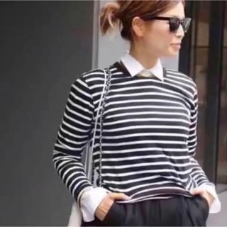 DEUXIEME CLASSE - Deuxieme Classe COCO Stripe TシャツNo5 BK