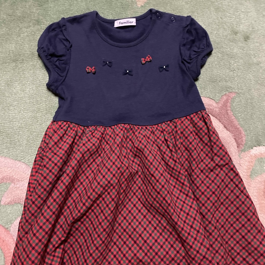 familiar(ファミリア)のfamiliar ワンピース キッズ/ベビー/マタニティのキッズ服女の子用(90cm~)(ワンピース)の商品写真