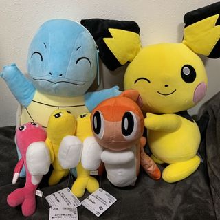 ポケモン(ポケモン)のポケットモンスター  ポケモン ぬいぐるみ シャリタツ　ピチュー　ゼニガメ(キャラクターグッズ)