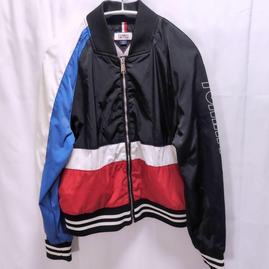 TOMMY JEANS(トミージーンズ)の【美品】TOMMY JEANS ポリエステル ジャンバー S レディースのジャケット/アウター(ブルゾン)の商品写真