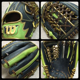 ウィルソン(wilson)のウィルソン ワナビーヒーロー 一般 大人用 軟式 野球 グローブ ◯良型即戦力品(グローブ)