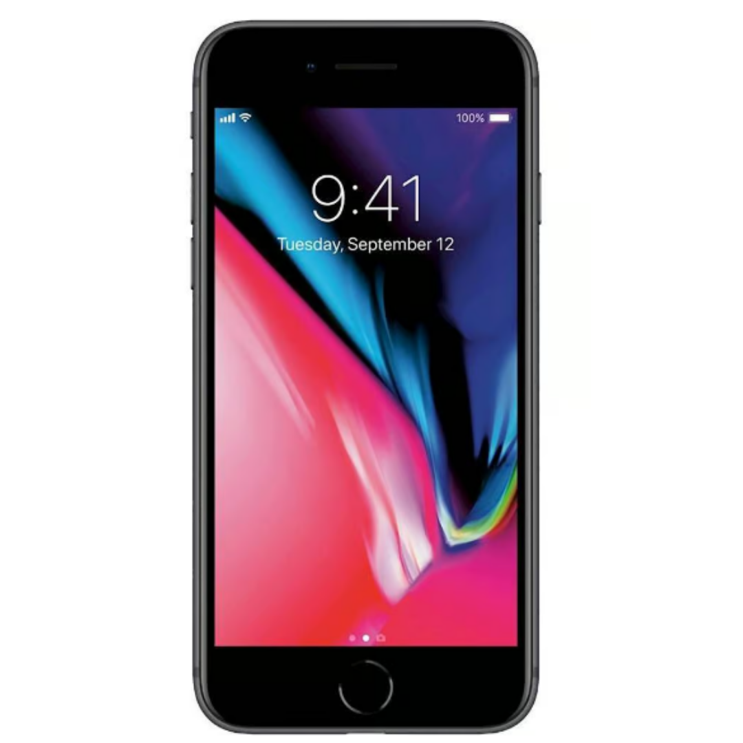 Apple(アップル)の iPhone8[64GB] docomo MQ782J スペースグレイ スマホ/家電/カメラのスマートフォン/携帯電話(スマートフォン本体)の商品写真