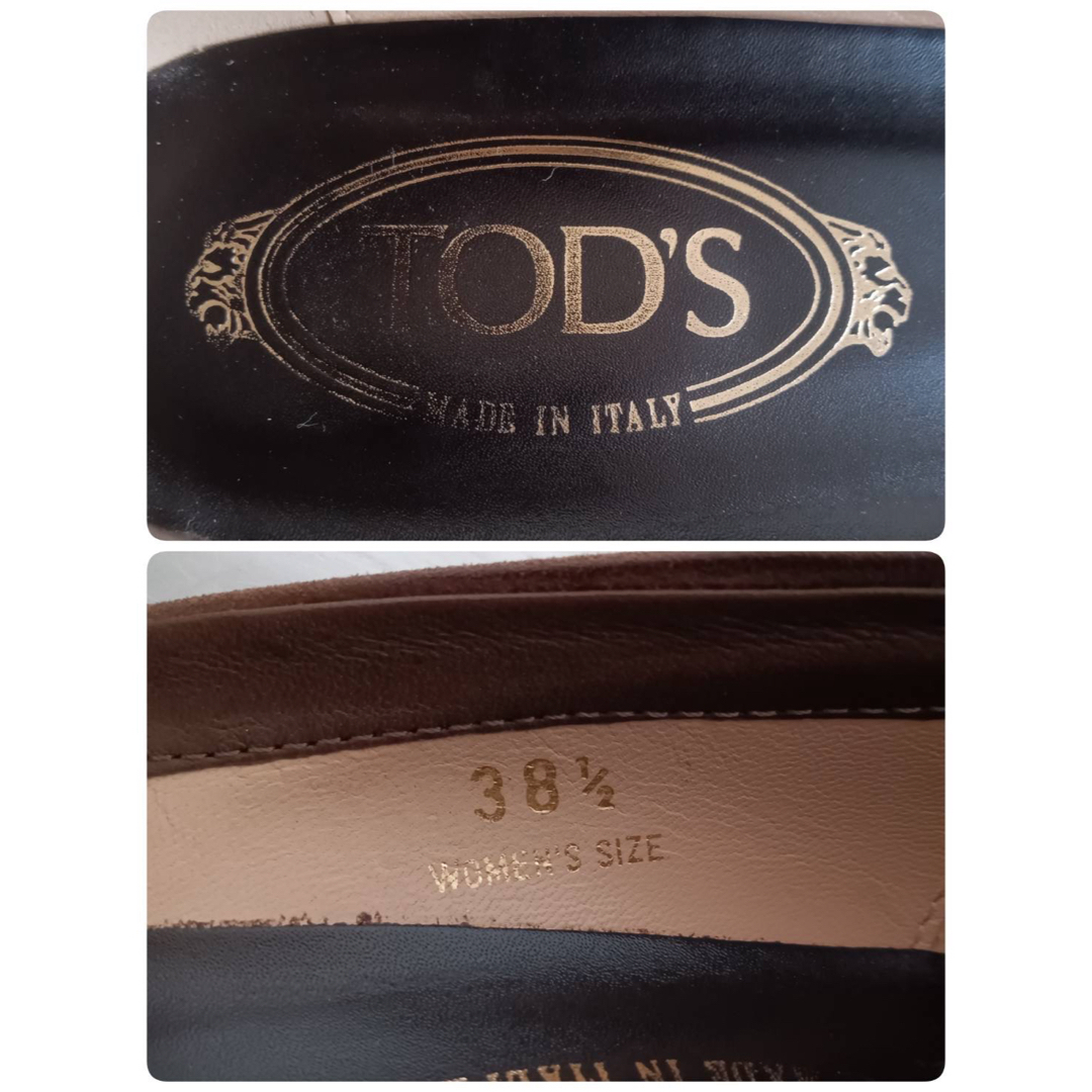 TOD'S(トッズ)のTOD'Sトッズ　タッセルリボンローヒールパンプス381/2  24.5cm レディースの靴/シューズ(ハイヒール/パンプス)の商品写真