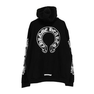 クロムハーツ(Chrome Hearts)のクロムハーツ CHROME HEARTS ■ 【 Horseshoe Pullover Hoodie 】  バック ホースシュー プリント プルオーバー スウェット フーディ パーカー w18490(パーカー)