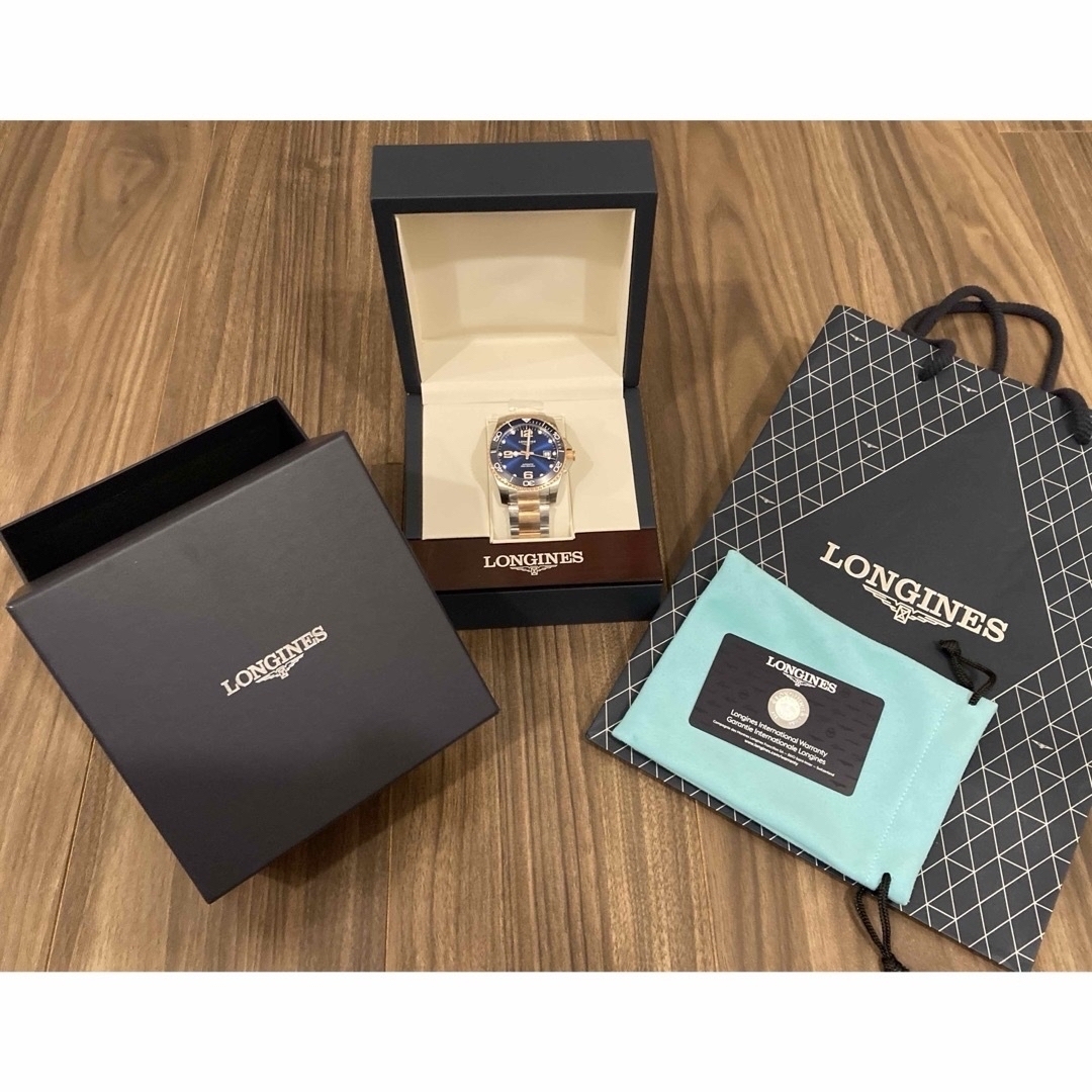 LONGINES(ロンジン)の【新品】ロンジン ハイドロ コンクエスト L3.781.3.98.7 箱 保証書 メンズの時計(腕時計(アナログ))の商品写真