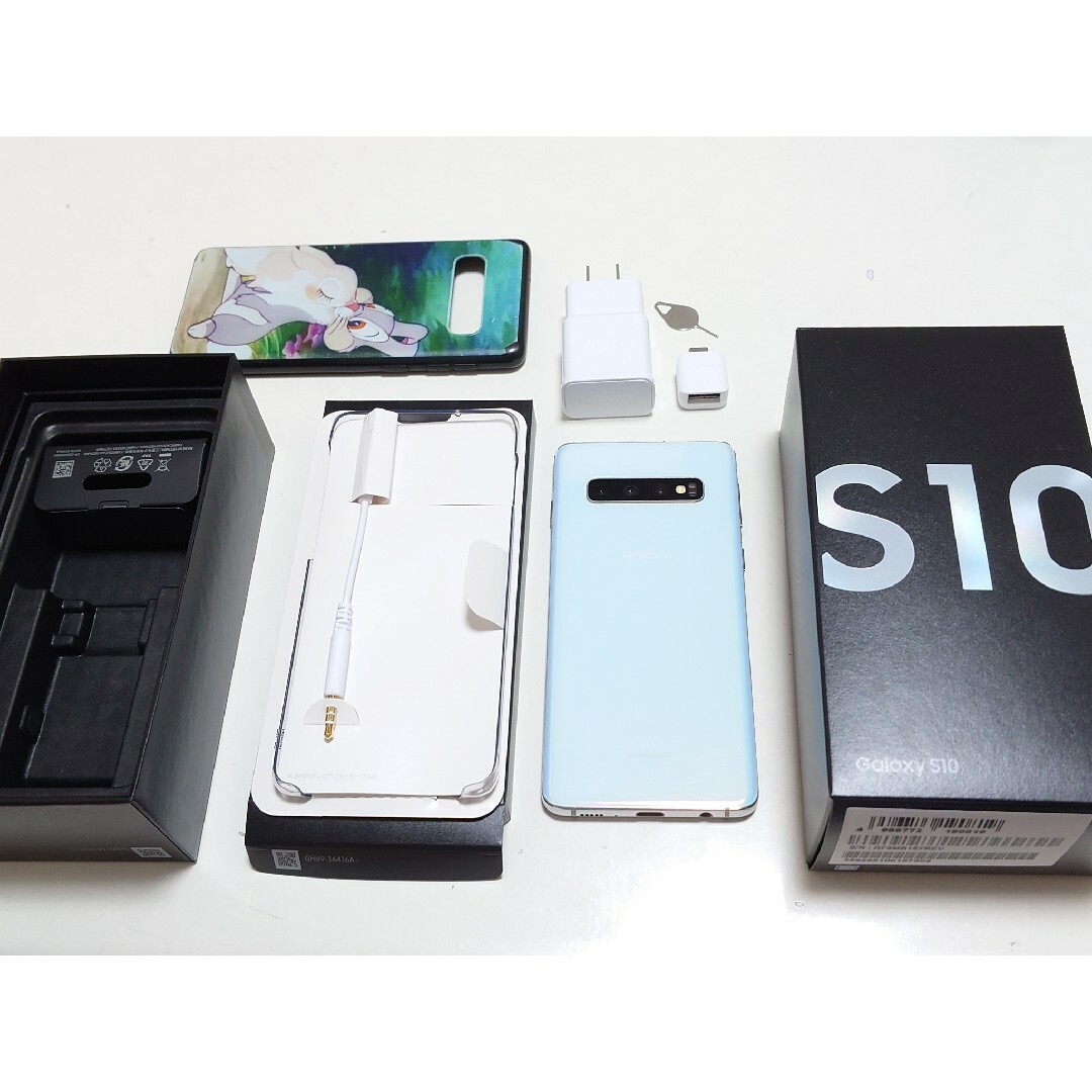 Galaxy - Galaxy S10 Prism White 128 GB SIMフリーの通販 by よしの's