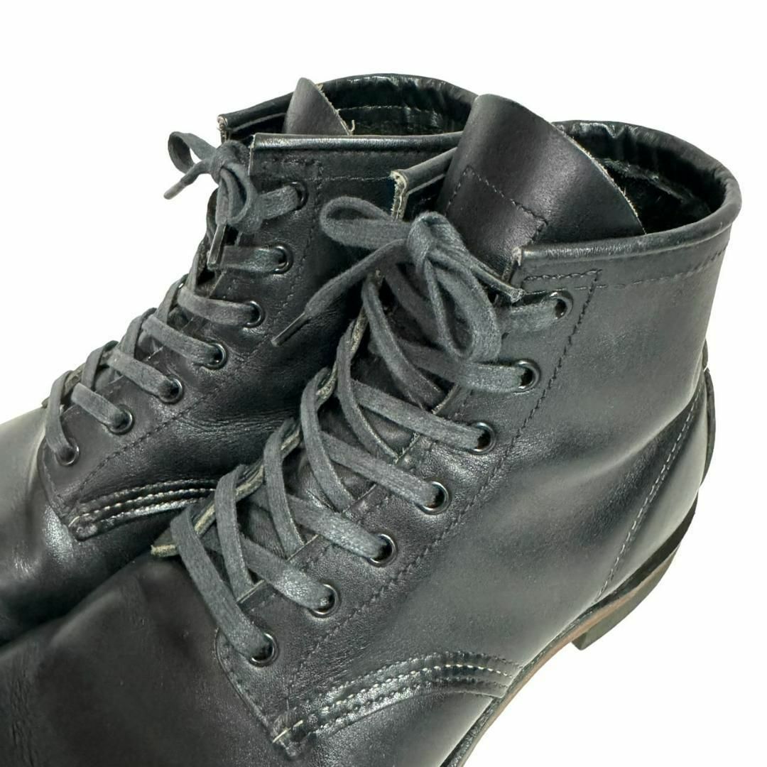 REDWING(レッドウィング)の美品 レッドウィング　ベックマン 9014 US7D 25㎝ 14年　ブラック メンズの靴/シューズ(ブーツ)の商品写真