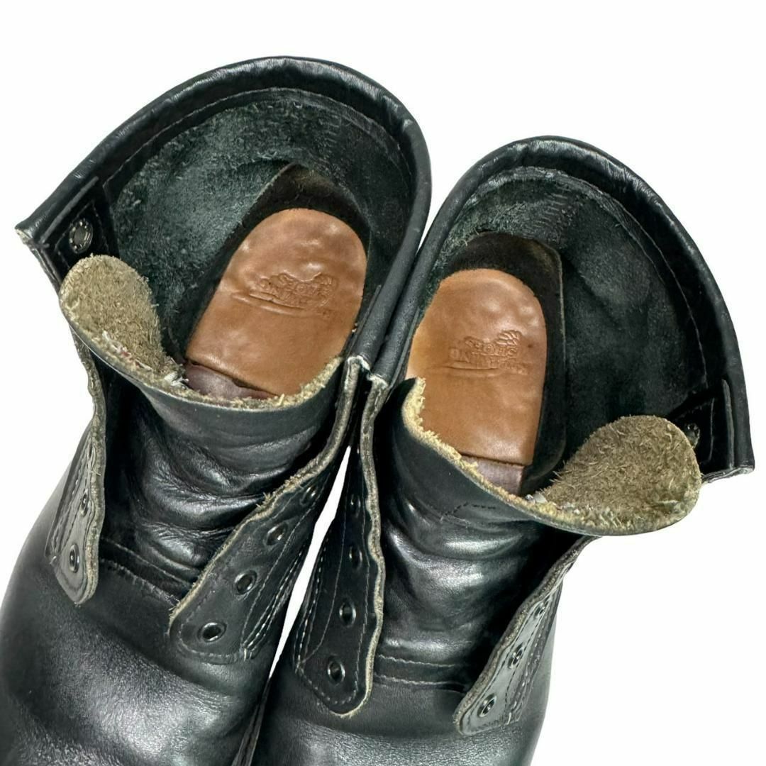 REDWING(レッドウィング)の美品 レッドウィング　ベックマン 9014 US7D 25㎝ 14年　ブラック メンズの靴/シューズ(ブーツ)の商品写真