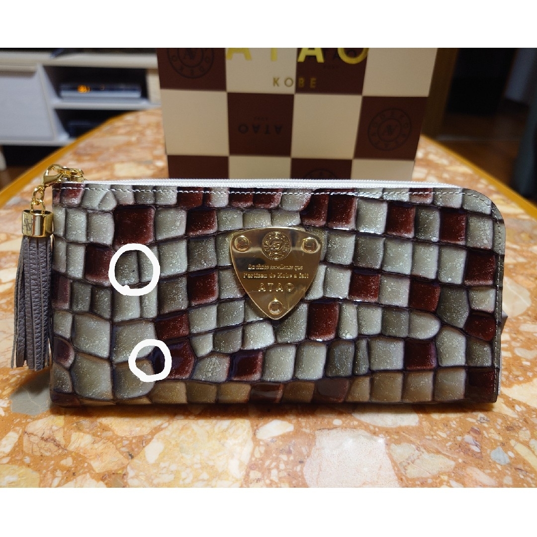 ATAO(アタオ)のIimo ヴィトロ アンティークルビー レディースのファッション小物(財布)の商品写真