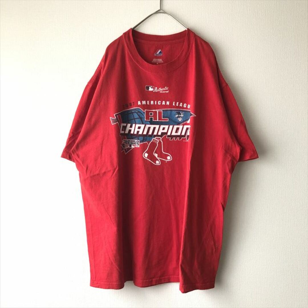 Majestic(マジェスティック)の90s 古着 マジェスティック Tシャツ アメリカンリーグ 野球 XL  メンズのトップス(Tシャツ/カットソー(半袖/袖なし))の商品写真