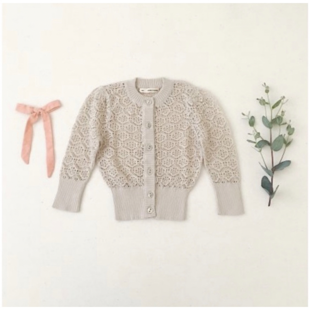 SOOR PLOOM(ソーアプルーム)のSoor Ploom Rose cardigan  6-7y キッズ/ベビー/マタニティのキッズ服女の子用(90cm~)(カーディガン)の商品写真