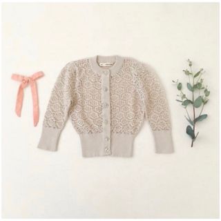 ソーアプルーム(SOOR PLOOM)のSoor Ploom Rose cardigan  6-7y(カーディガン)