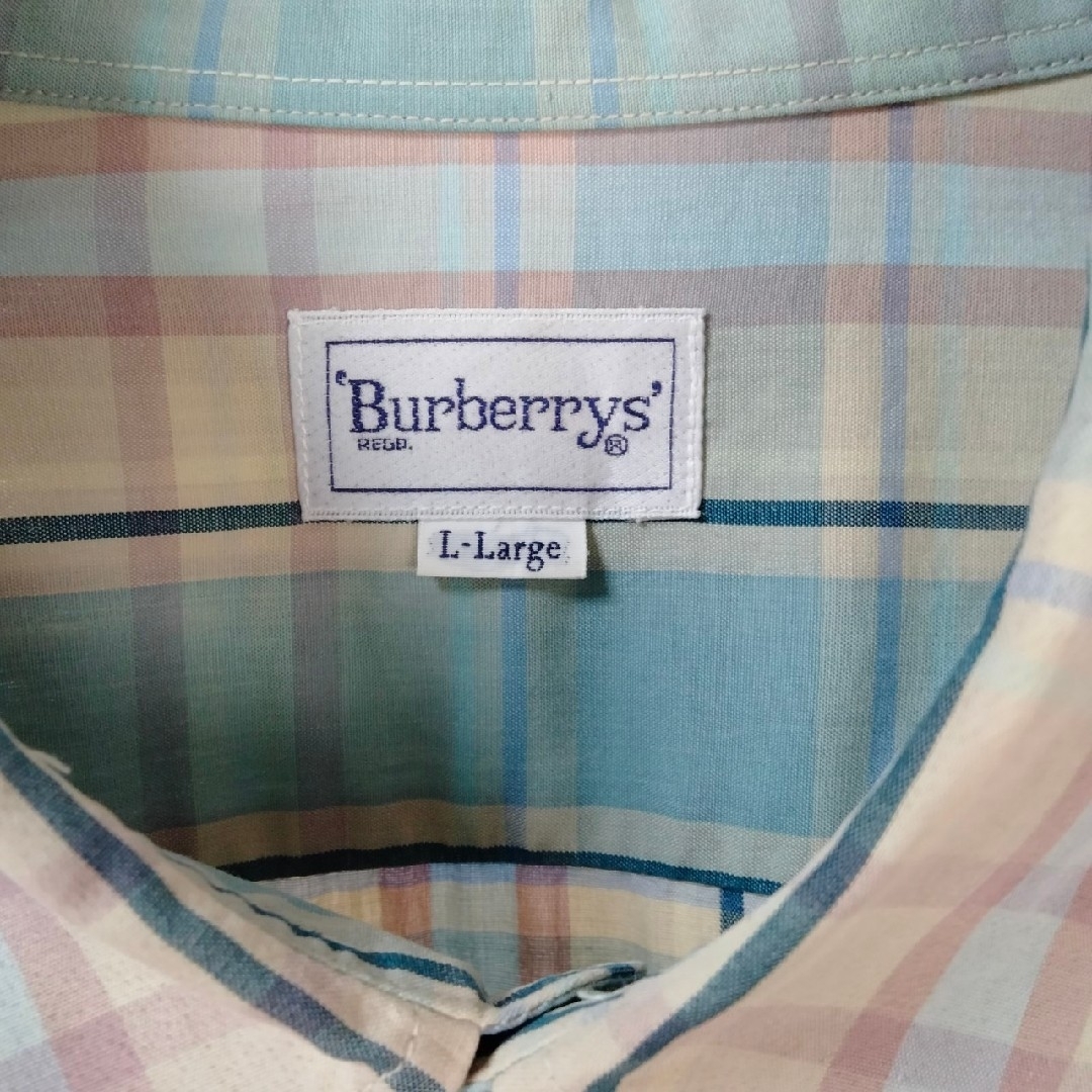 BURBERRY(バーバリー)のBurberry Burberrys バーバリー　アースカラー　シャツ　古着 メンズのトップス(シャツ)の商品写真