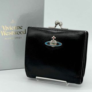 ヴィヴィアンウエストウッド(Vivienne Westwood)の✨️美品✨️VivienneWestwood 二つ折り財布 がま口財布 ブラック(財布)