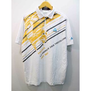 【新入荷】■le coq sportif/ルコックスポルティフ■トレーニングウェア/ゴルフ/半袖 マルチカラー レディース M【中古】春夏秋冬 133042(その他)