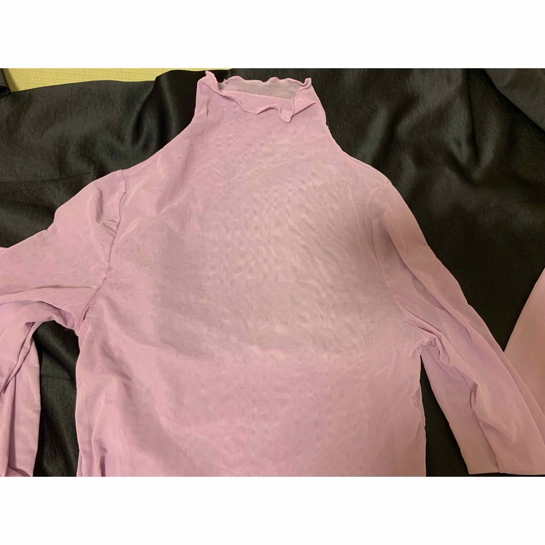 シースルートップス　ピンク レディースのトップス(カットソー(長袖/七分))の商品写真