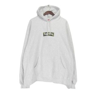 シュプリーム(Supreme)のシュプリーム Supreme ■ 23AW 【 Box Logo Hooded Sweatshirt 】 カモフラ ボックス ロゴ フーデッド スウェット パーカー w18541(パーカー)