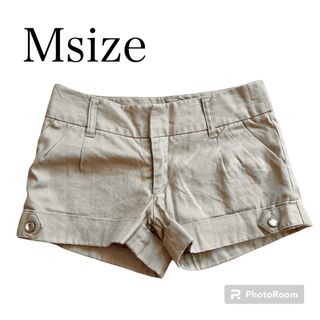 【新品未使用】Msize ベージュ　ショーパン　ショートパンツ　(ショートパンツ)