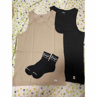 EXAMPLE ロングタンクトップ XL 靴下 MFC STORE SAPEur(タンクトップ)