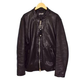 ショット(schott)のショット SCHOTT シングルライダースジャケット 羊革 L 3191055(ライダースジャケット)