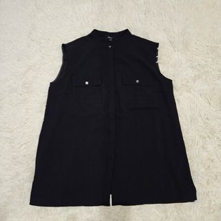 セオリー(theory)のtheory 23SS Powder Crepe SL MLT Shirt 黒(シャツ/ブラウス(半袖/袖なし))