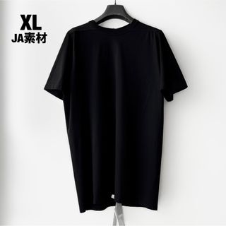 リックオウエンス(Rick Owens)の新品　Rick Owens 23FW ブラックレベルコットン半袖Tシャツ　XL(Tシャツ/カットソー(半袖/袖なし))