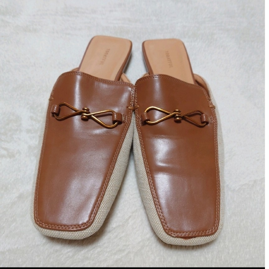 TODAYFUL(トゥデイフル)のトゥデイフル  Canvas Loafer Slippers  スリッパー レディースの靴/シューズ(サンダル)の商品写真