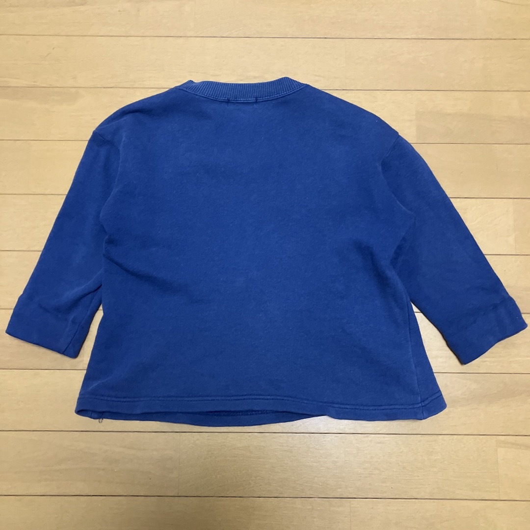 トレーナー　ネイビー　ねずみ　120 キッズ/ベビー/マタニティのキッズ服女の子用(90cm~)(Tシャツ/カットソー)の商品写真