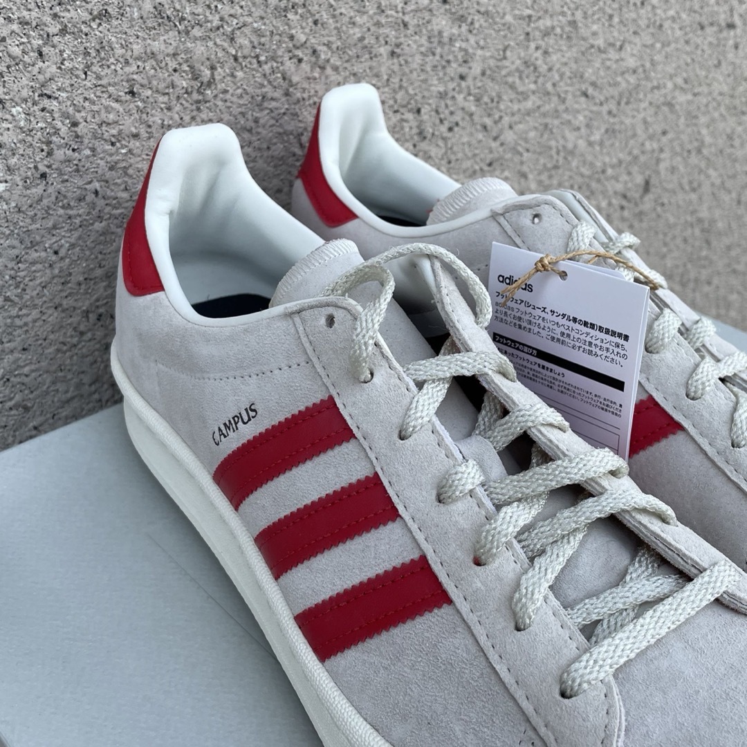 adidas(アディダス)の【極希少】adidas CAMPUS 80s "WHITE/RED" メンズの靴/シューズ(スニーカー)の商品写真