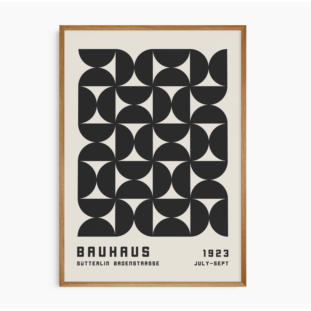 Bauhaus アートポスター 建築 美術 ミッドセンチュリー イラスト Bauhaus アートポスター 建築 美術 ミッドセンチュリー イラスト