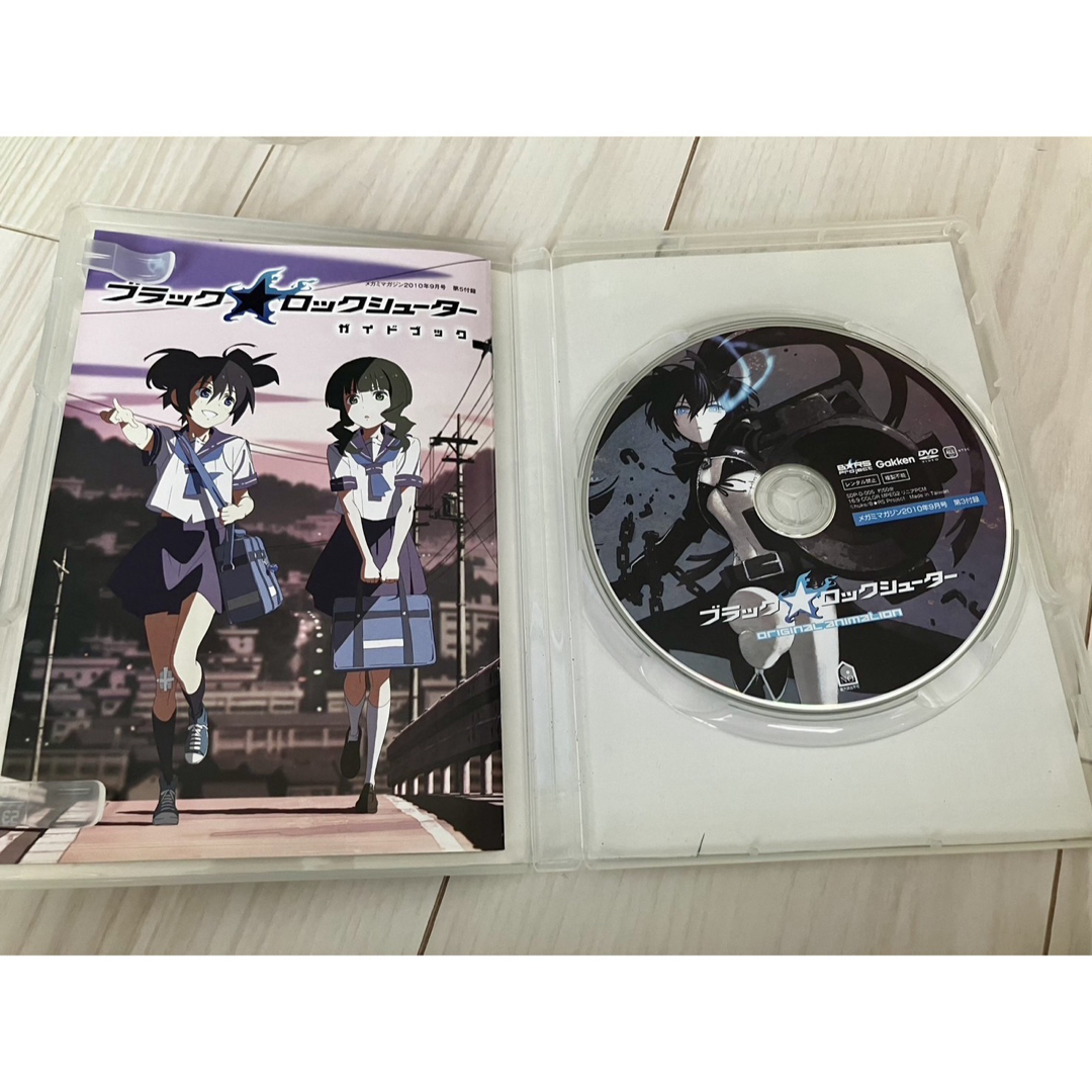 【美品】ブラックロックシューター　DVD メガミマガジン2010年9月号第5付録 エンタメ/ホビーのDVD/ブルーレイ(アニメ)の商品写真