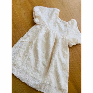 ザラキッズ(ZARA KIDS)のZARA baby kids フラワー ワンピース 半袖 ベビー(ワンピース)