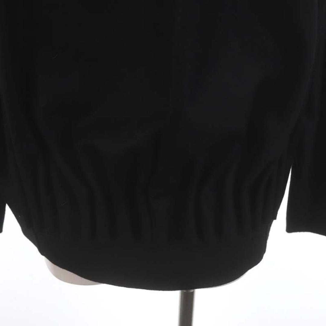 Calvin Klein(カルバンクライン)のカルバンクライン ノーカラー ジップアップ ジャケット ウール 4 黒 レディースのジャケット/アウター(その他)の商品写真