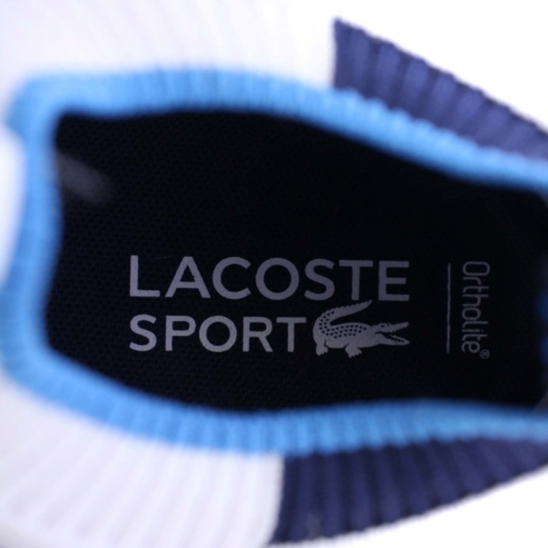 LACOSTE(ラコステ)のラコステ RUN SPIN KNIT 0121 1 スニーカー 25.5cm 白 レディースの靴/シューズ(スニーカー)の商品写真
