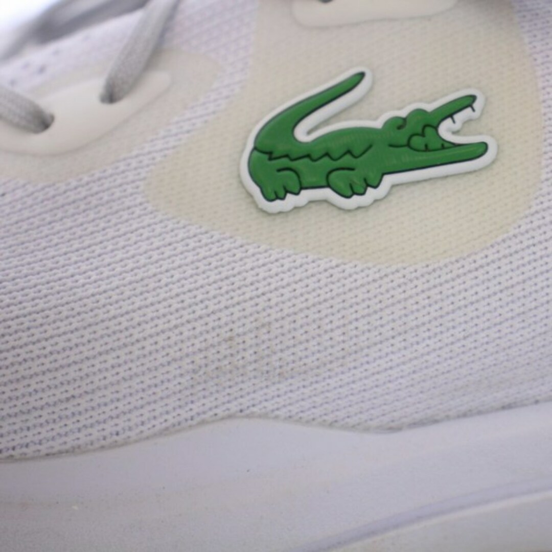 LACOSTE(ラコステ)のラコステ RUN SPIN KNIT 0121 1 スニーカー 25.5cm 白 レディースの靴/シューズ(スニーカー)の商品写真