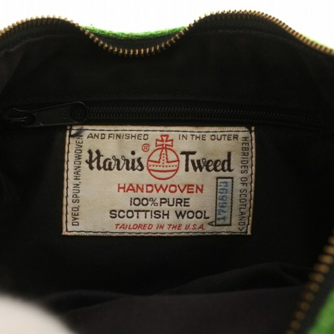 ケイトスペード HARRIS TWEED ハンドバッグ ウール 緑 グリーン レディースのバッグ(ハンドバッグ)の商品写真