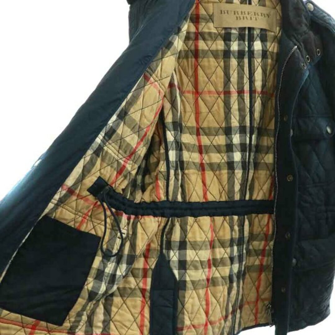 BURBERRY BRIT キルティングジャケット 中綿ジャケット L 紺 メンズのジャケット/アウター(ブルゾン)の商品写真
