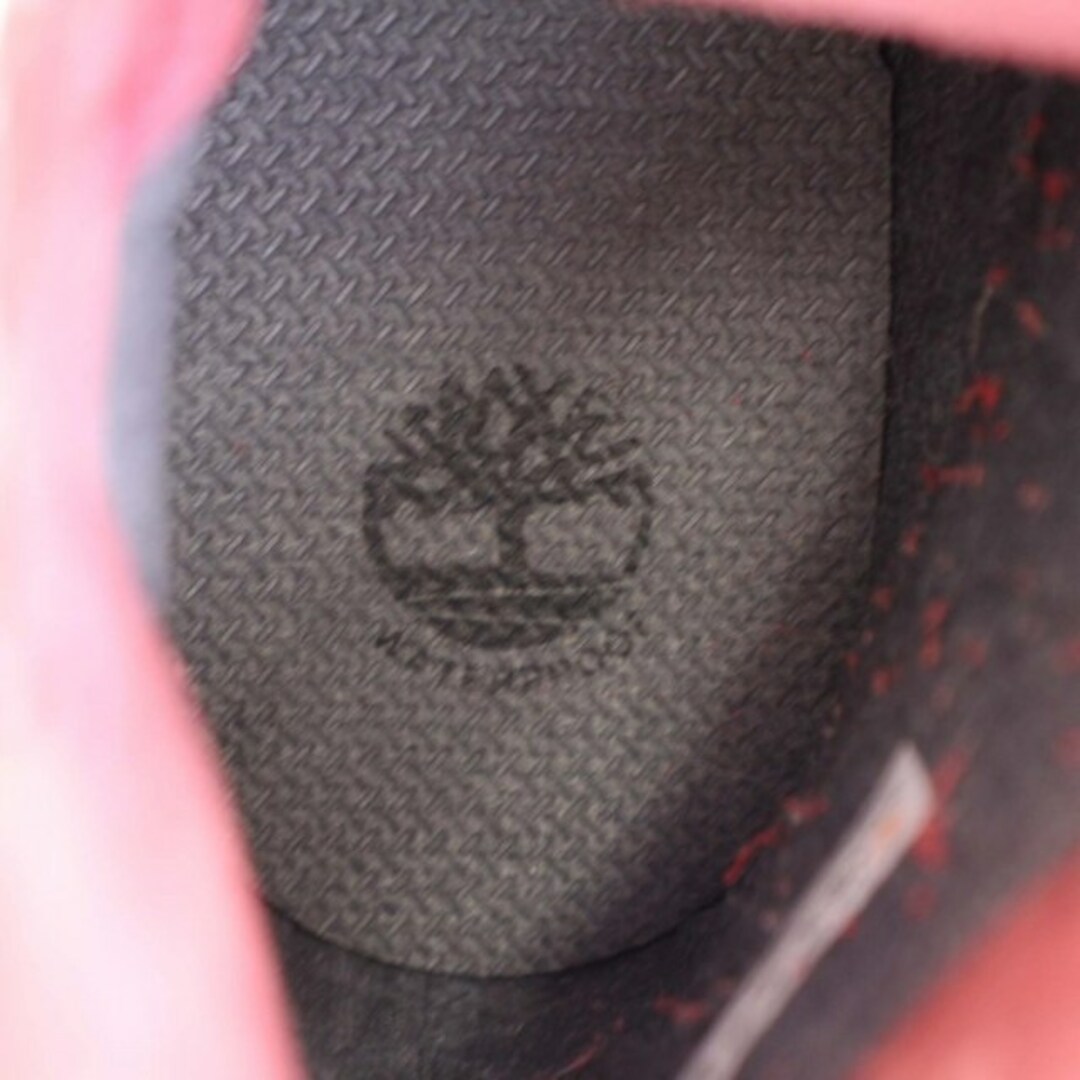 Timberland(ティンバーランド)のティンバーランド ショートブーツ スエード 22.5cm 赤 レディースの靴/シューズ(ブーツ)の商品写真